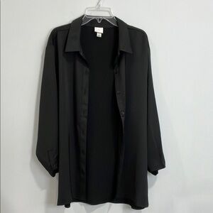 Black Button-Up Shirt